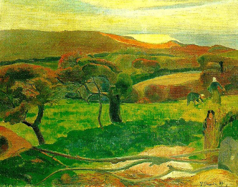 Paul Gauguin landskap fran bretagne china oil painting image